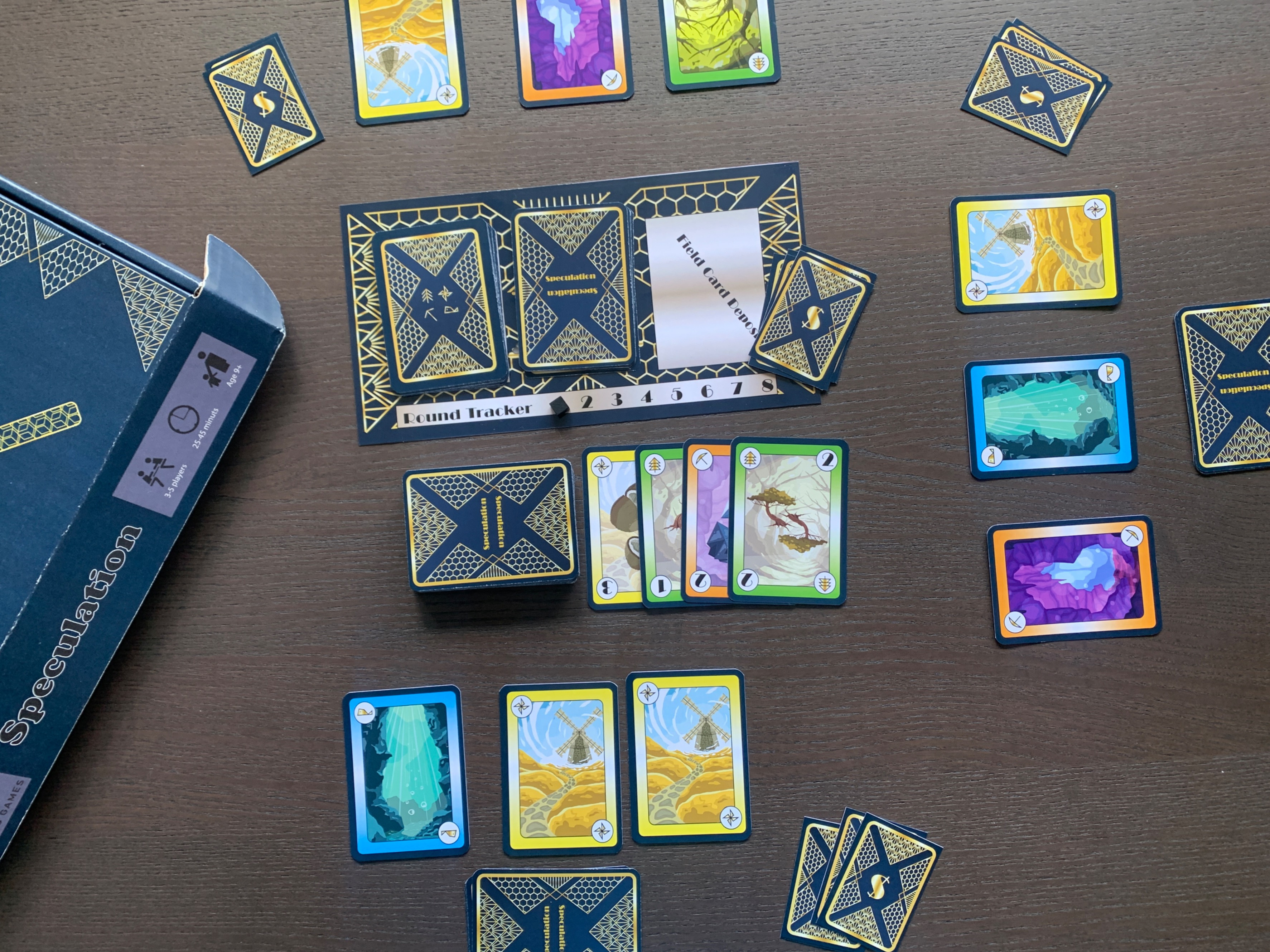 Speculation (board game) - game being played